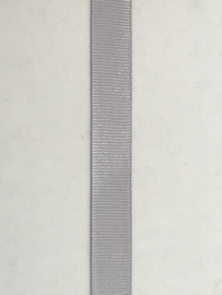 Rips band    licht grijs   15 mm € 1,80 per meter