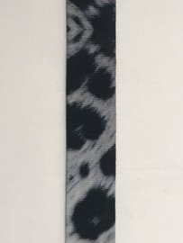dieren print  grijs    €1,75 per meter