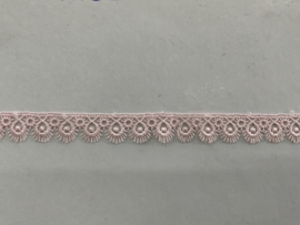 Etskant 18 mm € 1,75 per meter baby roze