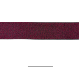 Bordeaux glitter 40 mm