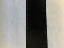 tassenband ,  imitatie leer 25 mm breed , € 5,50 per meter zwart