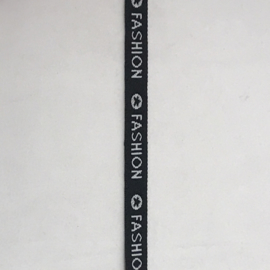 Tekst bandje    10 mm fashion   € 1,80 per meter
