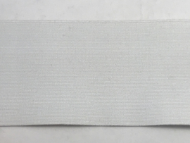 Band elastiek 6 cm  wit  € 3,50 per meter