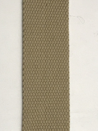 Tassenband katoen 38 mm beige