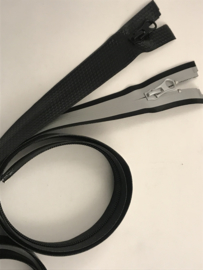 Spatwaterdichte rits verkrijgbaar in zwart  65 cm