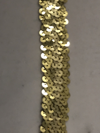 palletten band breed elastisch 30 mm breed goud