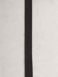 Rips band    donker bruin  10 mm € 1,50 per meter