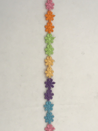 Bloemenband Multicolor smal