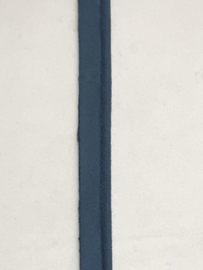 suedine paspelband €1,50 per meter denim blauw