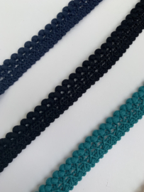 Bolletjesband   Diverse kleuren € 2,15 per meter