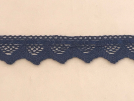 kant   donker blauw  met satijnlint erin  € 1,95   per meter