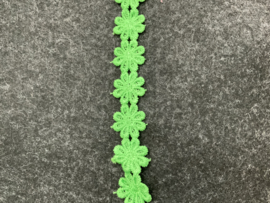 bloemenband  € 2,95 per meter groen