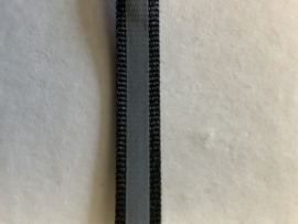 Reflecterend band met zwart  12 mm €1,75