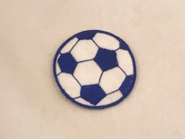 applicatie voetbal blauw 50 mm  € 2,15