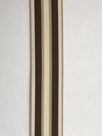 gestreept band      bruin / beige €1,80