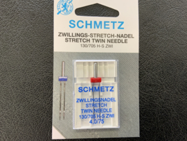 Schmetz Tweeling  stretch  naald  4.0/75