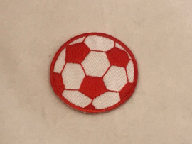 applicatie voetbal rood 50 mm  € 2,15