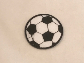 applicatie voetbal zwart 50 mm  € 2,15