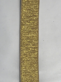 Elastiek  goud  25 mm  breed € 2,50  per meter