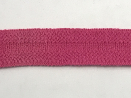 gebreide tresband       30 mm licht fuchsia