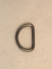 D   ringen  oud zilver 3 cm
