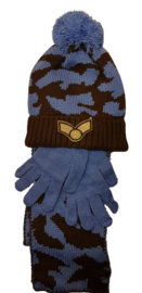 Winterset tiener "Army" blauw