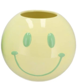 Smiley Face L Pastel Geel/Groen