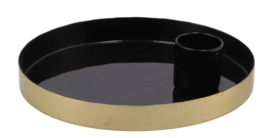 Marrakech Candle Plate Black