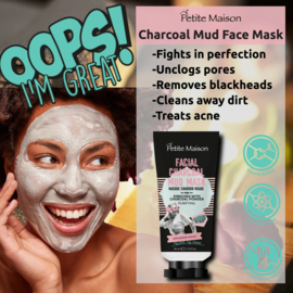 Facial Charcoal Mud Mask 80ml