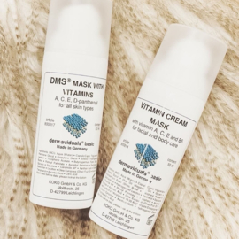 Vitamine crème masker & DMS® masker met vitaminen