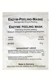 Enzym peeling