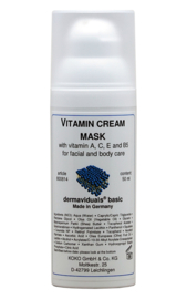 Vitamine crème masker & DMS® masker met vitaminen