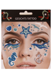 gezicht stickers Marine