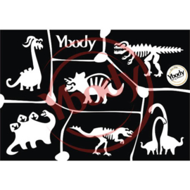 Ybody A5 stencil Dinosaur