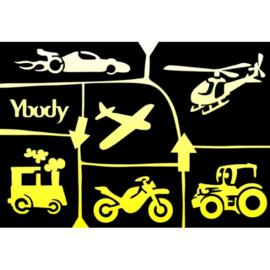 Ybody A5 stencil Transport