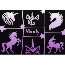 Ybody A5 stencil unicorn