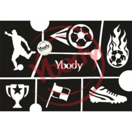 Ybody A5 stencil Soccer