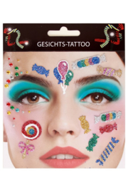 gezicht stickers Candy