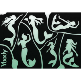 Ybody A5 stencil Mermaids