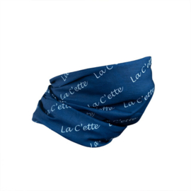 Multifunctionele nekwarmer La C'ette - marineblauw