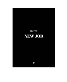 Kaart 'Happy new job'