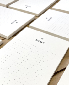 Notitieblok 'Memo' - dots