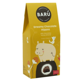 BARÚ Dreamy Chocolate Hippos Milk Chocolate Honey Almond