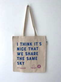 VF totebag blauw i.s.m. Grafisch Atelier Den Bosch