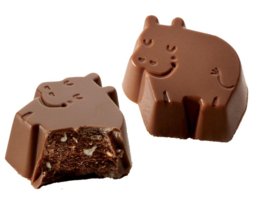BARÚ Dreamy Chocolate Hippos Milk Chocolate Honey Almond