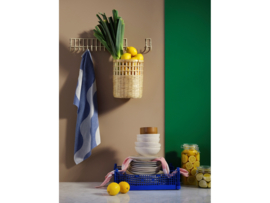 BROSTE COPENHAGEN THEEDOEK TIDE LAVENDER GREY (set van 2)