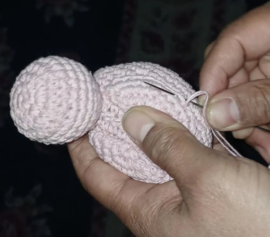 Rammelaar eend roze - Luna Leena