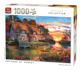 Cottage at Sunset - King Cottage Collection - 1000 Stukjes