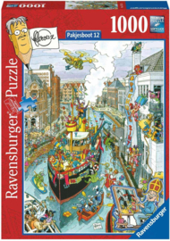 Ravensburger Fleroux Puzzel - Pakjesboot 12 - 1000 Stukjes