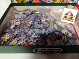 Falcon de luxe Puzzel - Village Church Car Boot Sale - 500 Stukjes
